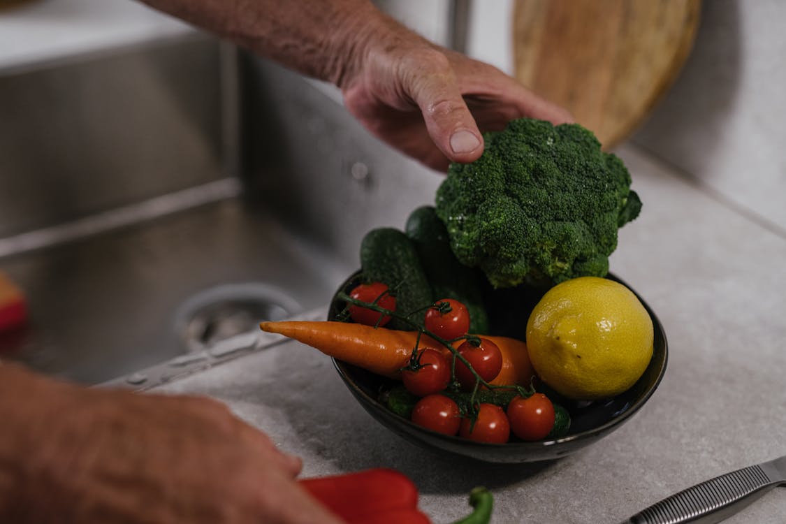 Vegetables in a Bowl