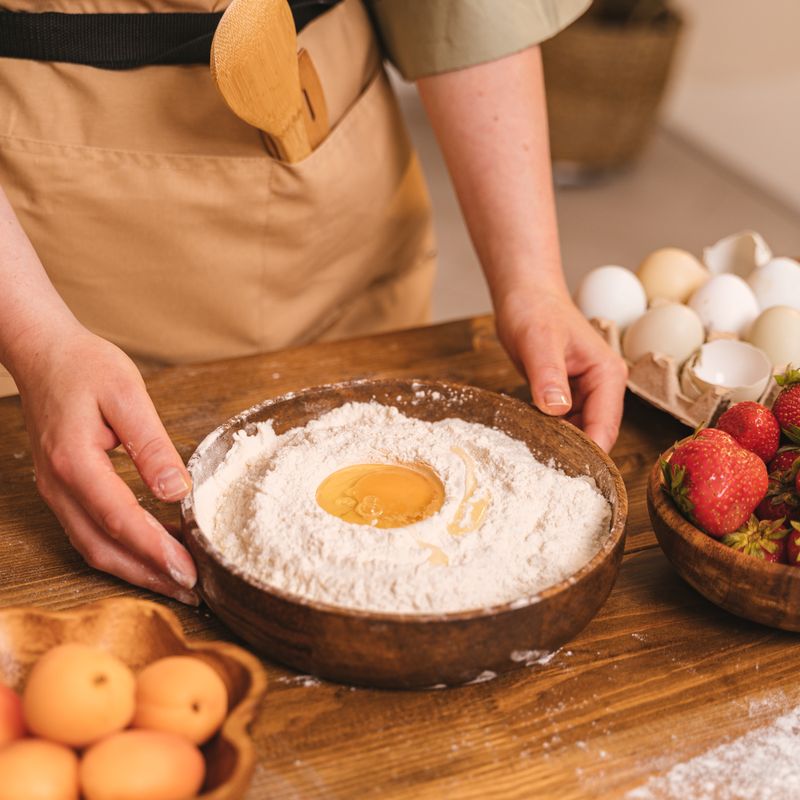 Italian Sbrisolona Shortbread Cake with Corn Flour