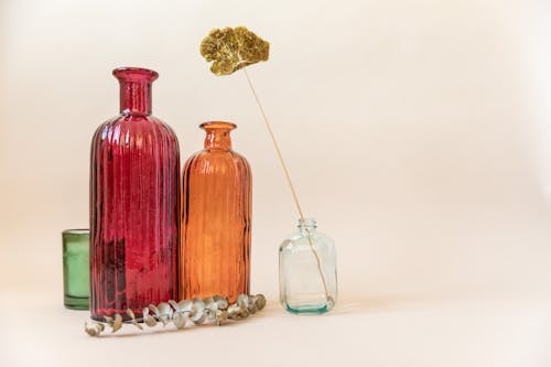 Glass Vases on the Table