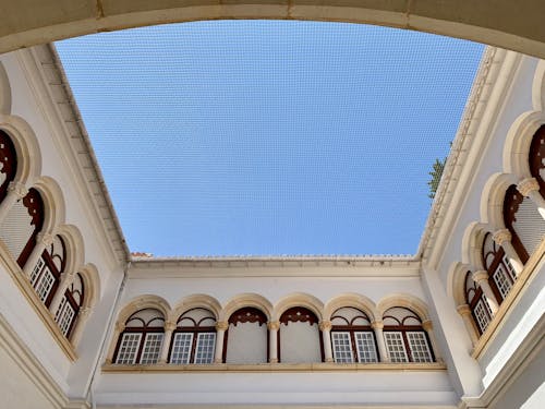 Sky from the Courtyard of Royal Alczars of Seville, Seville, Spain