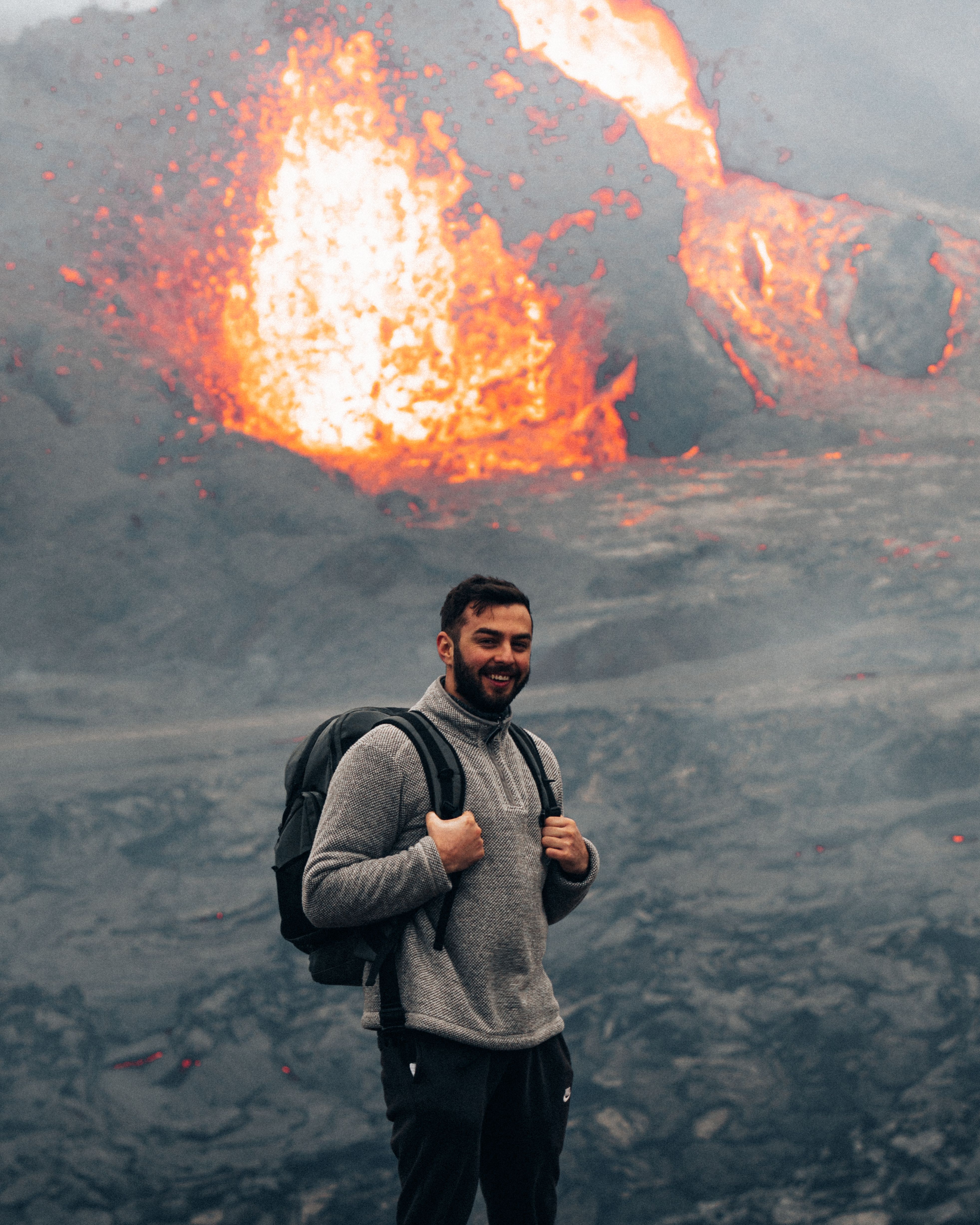 Lava on Volcano after Eruption · Free Stock Photo