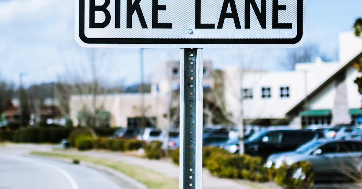 Black and White Bike Lane Signage · Free Stock Photo Black and White Bike Lane Signage · Free Stock Photo