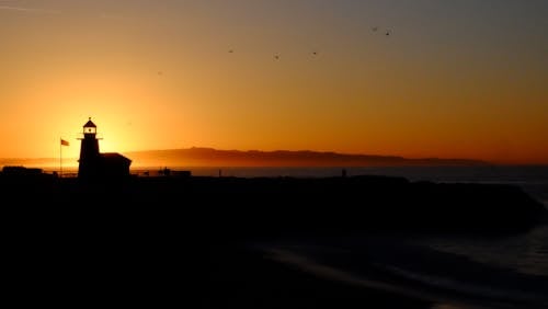 Time Lapse Photography of Lighthouse