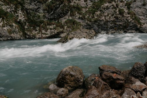 Water Flowing in a River