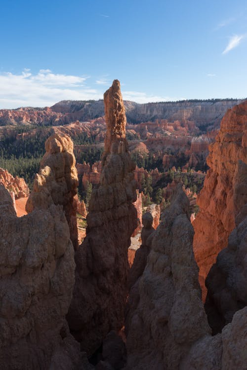 Steep Rock Formations in Utah 