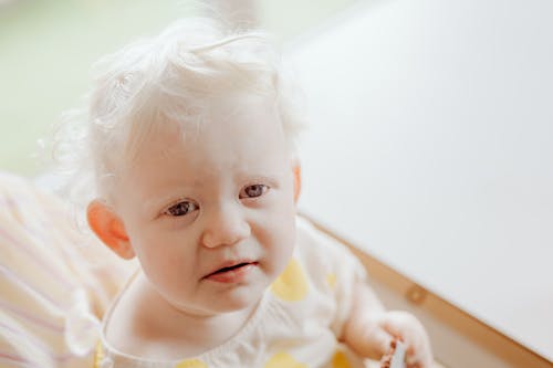 Close-Up Shot of a Cute Baby