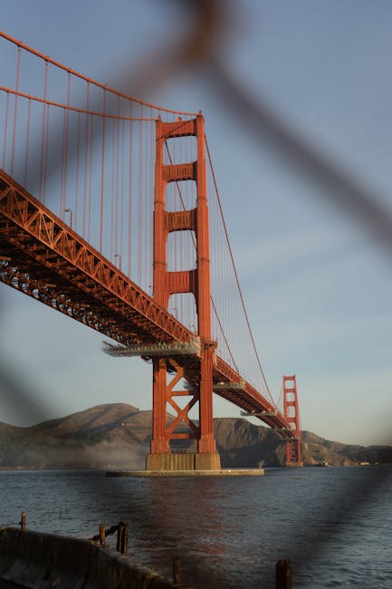 Architectural Photography of Golden Gate Bridge, San Francisco Usa ...