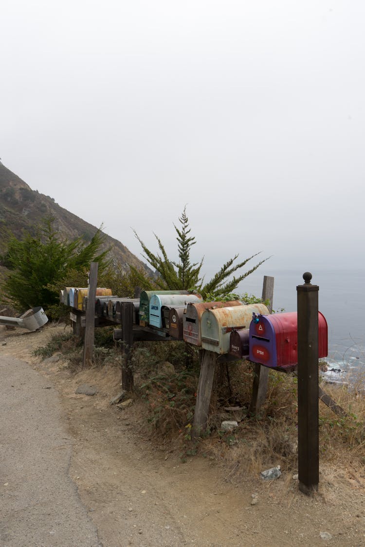 Photograph Of Mailboxes