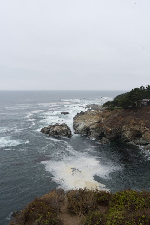 Foto d'estoc gratuïta de Costa, mar, onades