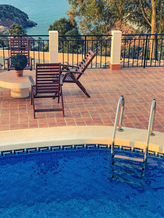 Pool in a Balcony of Ocean View · Free Stock Photo