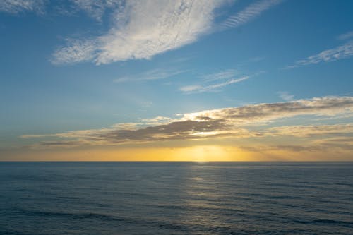 Δωρεάν στοκ φωτογραφιών με δύση του ηλίου, θάλασσα, λυκόφως