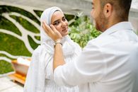 Woman in White Hijab and White Long Sleeve Shirt