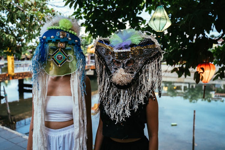 People In Ethnic Masks