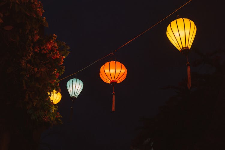 Paper Lanterns Hanging