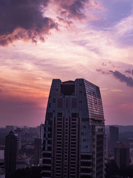 High Rise Buildings during Sunset · Free Stock Photo
