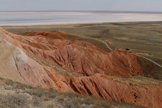 Gora Bolshoye Bogdo Hill in Astrakhan Oblast, Russia 