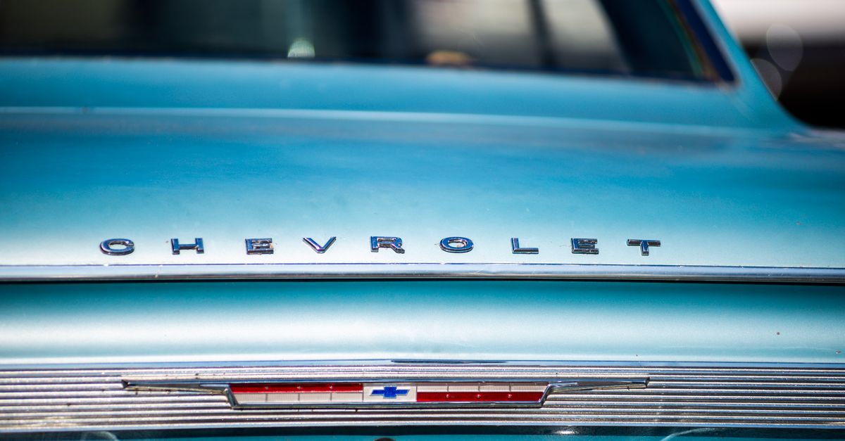 Chev Car Rear Back of a Classic Chevrolet Car · Free Stock Photo