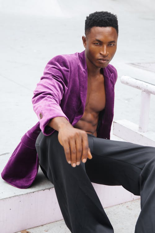 Gratis stockfoto met Afro-Amerikaanse man, blazer, fashion