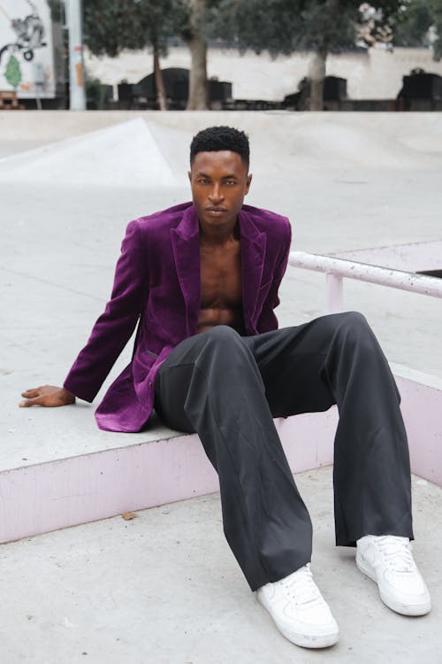 Gratis stockfoto met Afro-Amerikaanse man, blazer, fashion