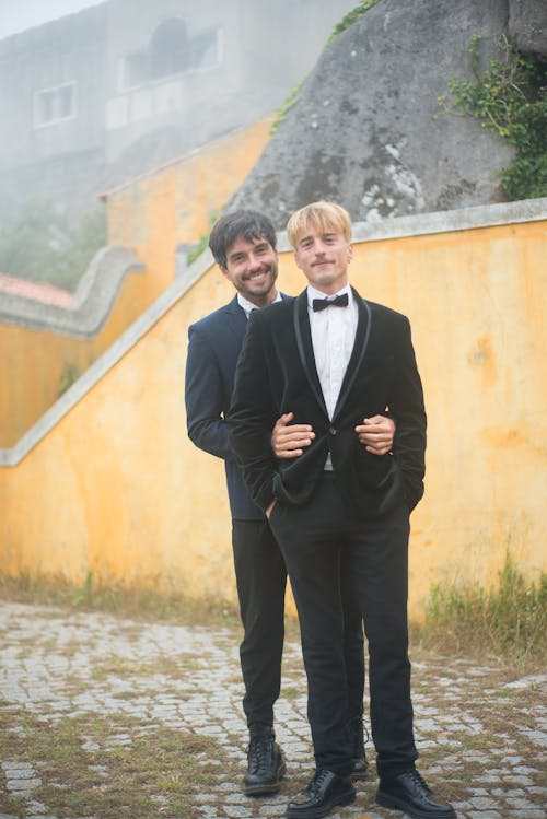 Fotobanka s bezplatnými fotkami na tému dvojica, formálne oblečenie, homosexuálny pár