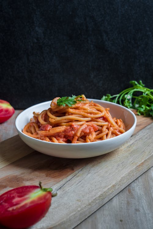 Spaghetti on a Plate