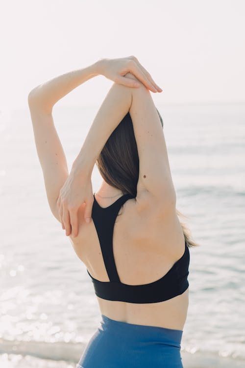 Flexible Woman Doing Stretching