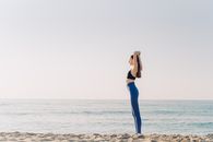 Free stock photo of beach, dawn, deep breathing