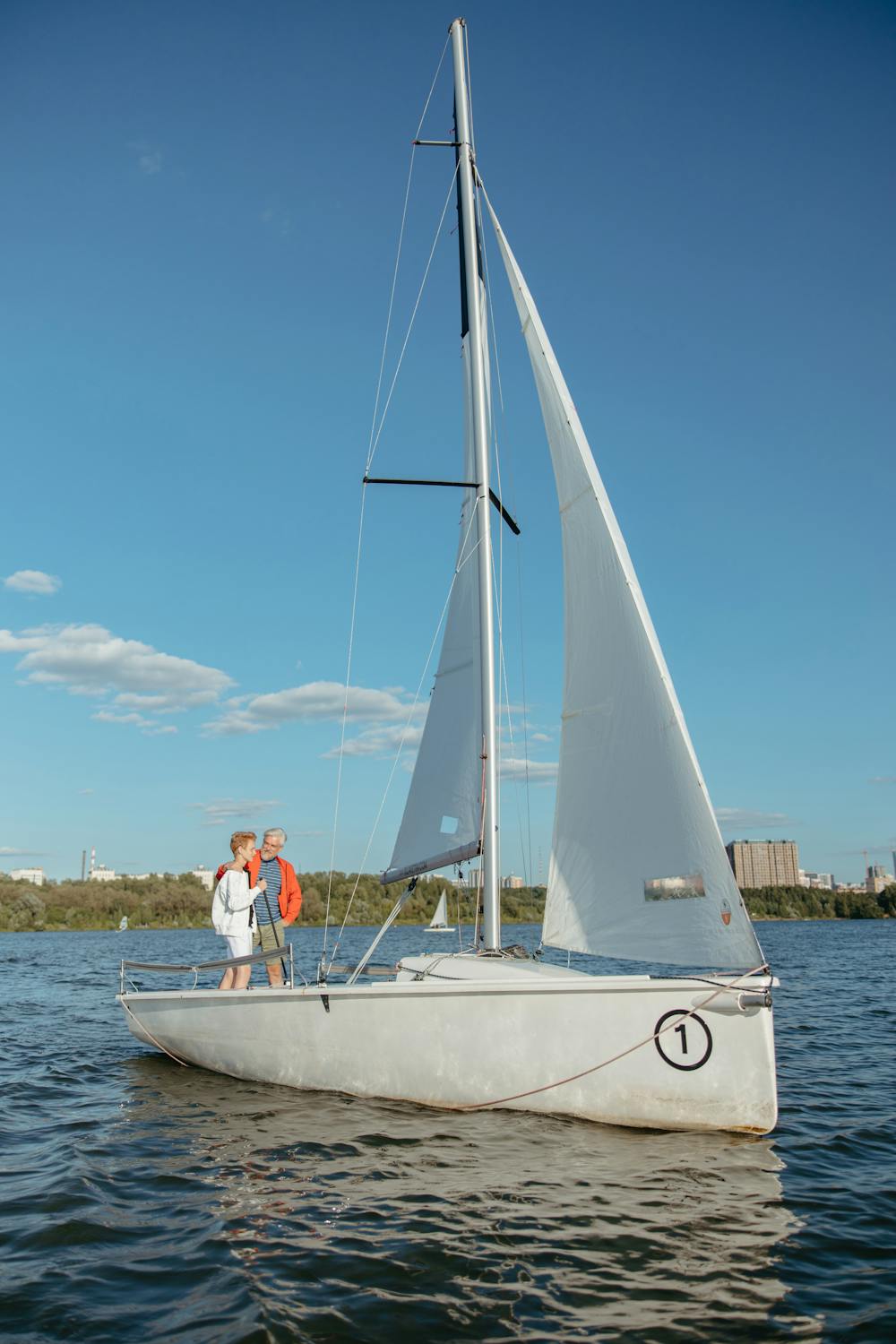 Water activities
couple sailing
boating