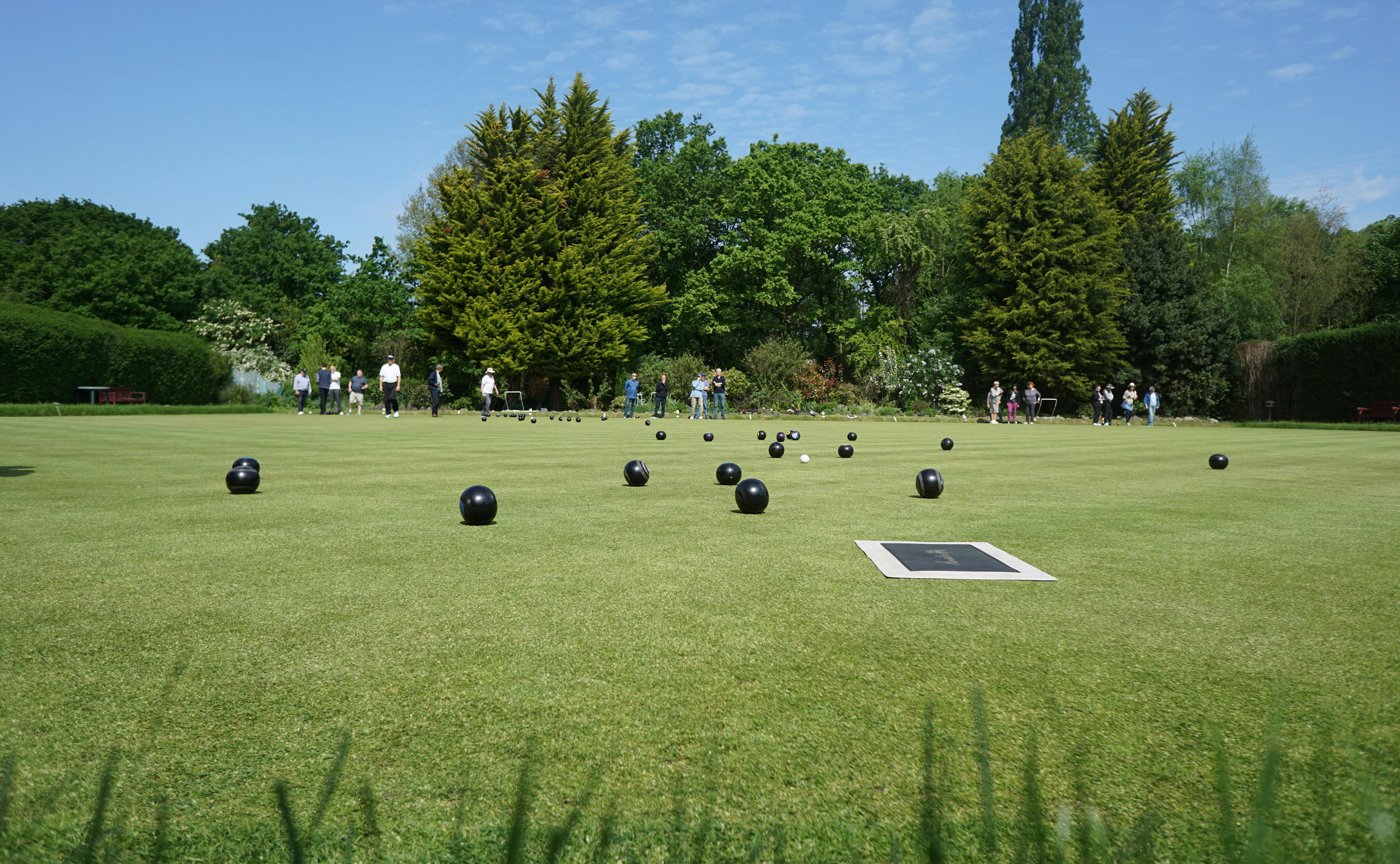 Free stock photo of green view, lawn bowls