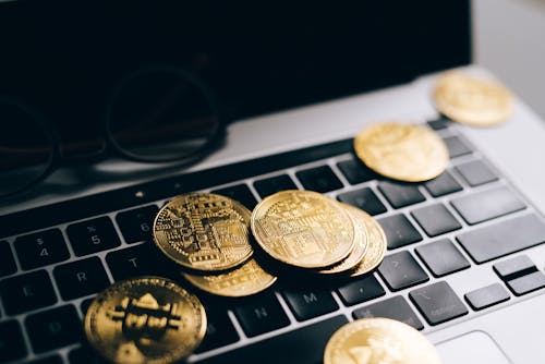 Close-Up Shot of Gold Coins