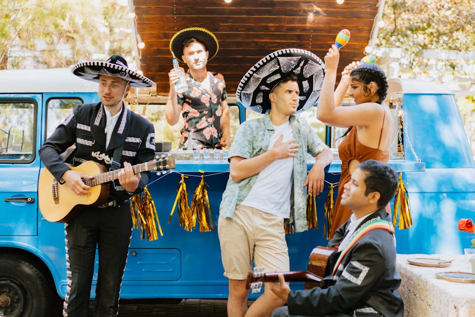 a mobile cooler trailer at an outdoor festival - on-site cold storage a mobile cooler trailer at an outdoor festival - on-site cold storage