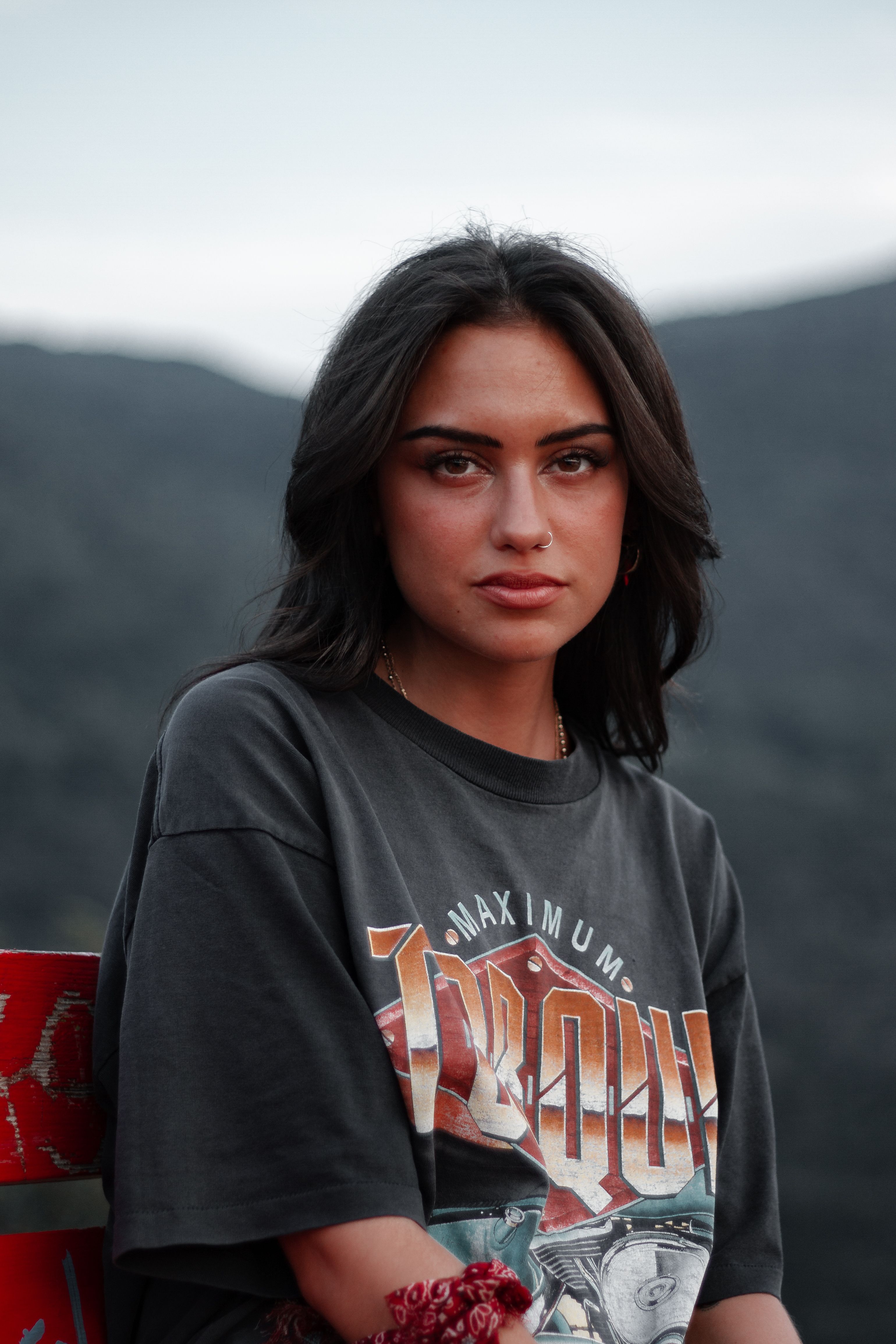 Camiseta Preta Estampada