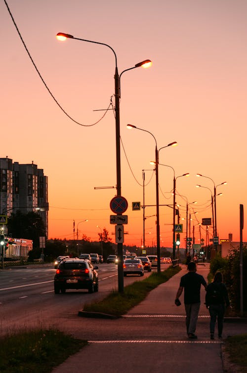 Foto profissional grátis de alvorecer, ao ar livre, cidade