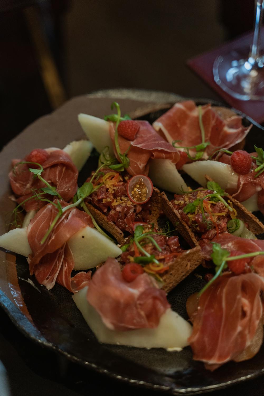 Savory Prosciutto and Melon Skewers Savory Prosciutto and Melon Skewers