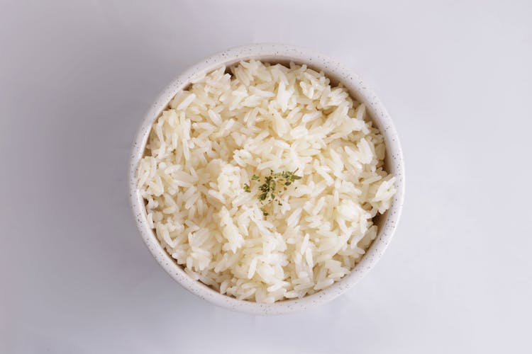 A Bowl Of Cooked Rice