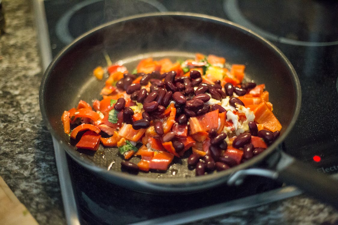 Vegetable Dish on Frying Pan