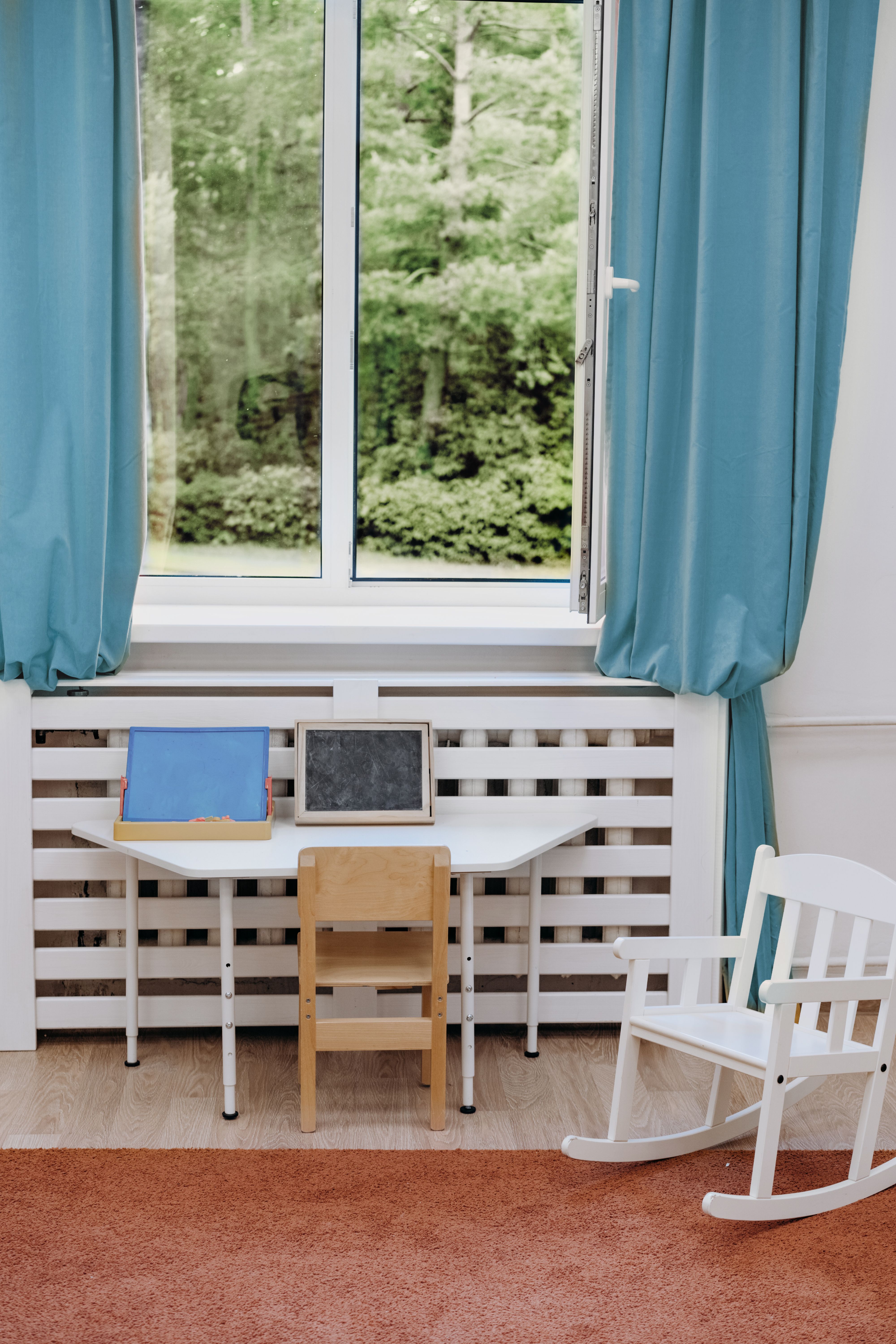 Calming playroom interior