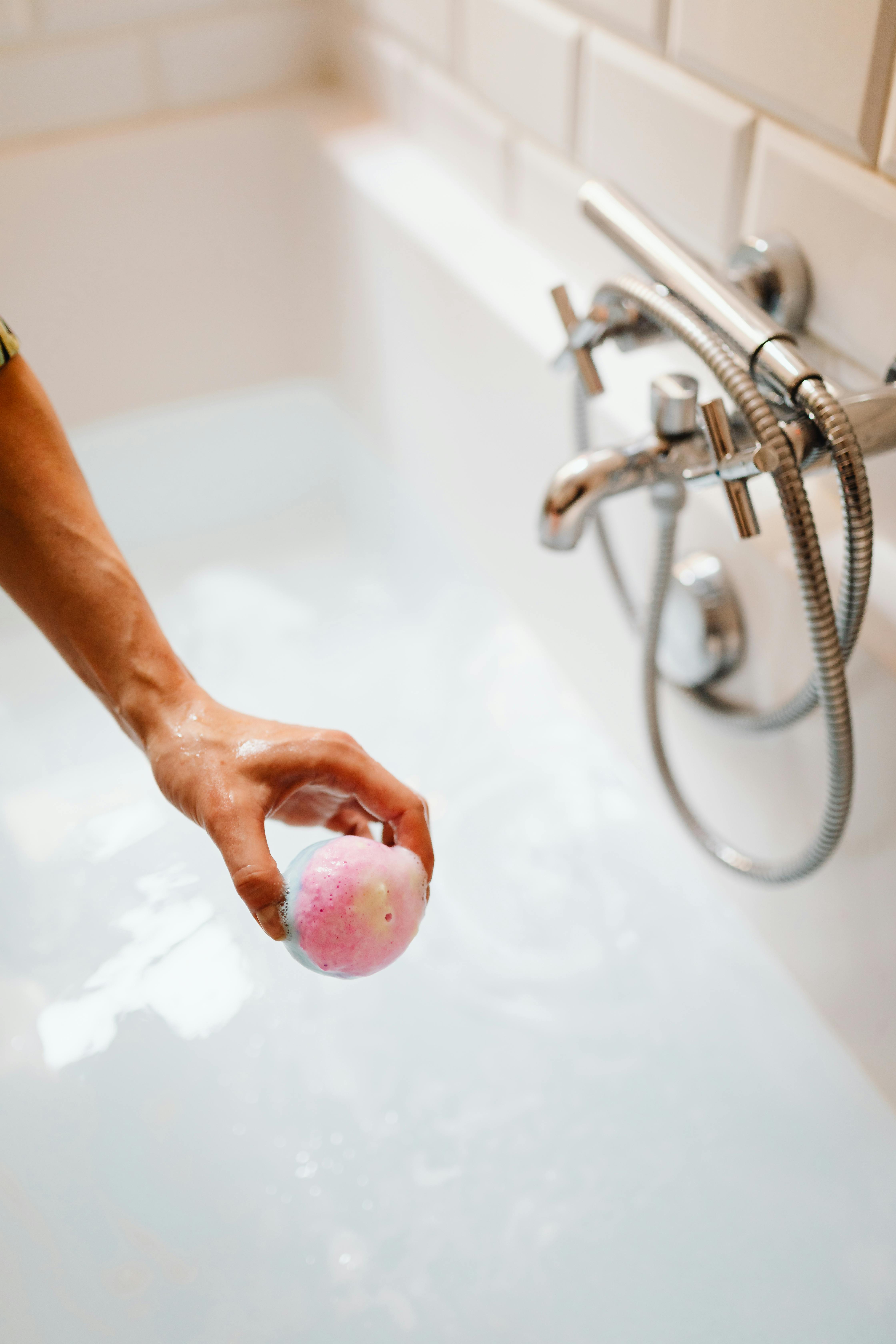 bath bomb stock photos