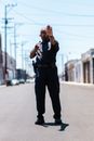 Photo of a Police Gesturing to Stop