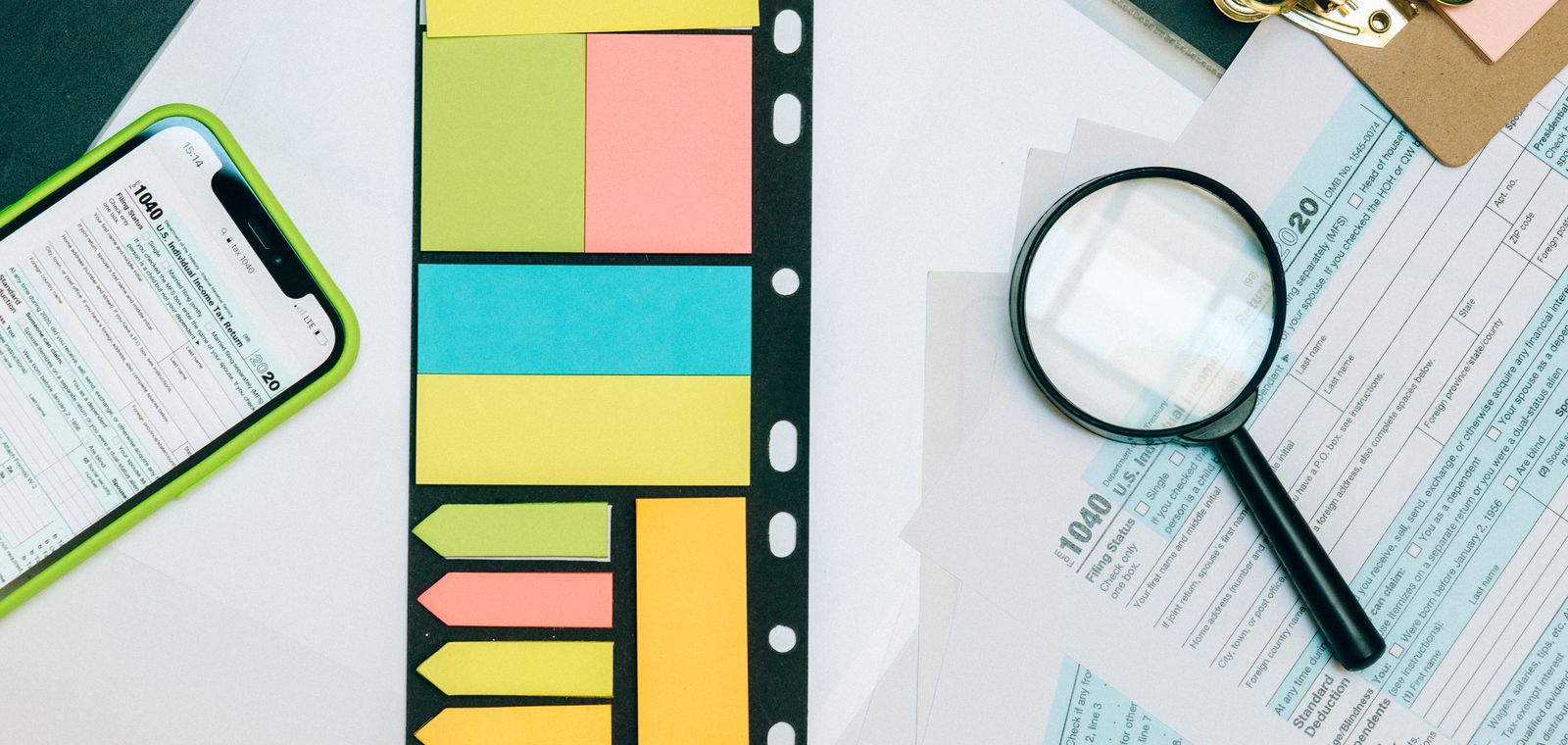 Tax workpapers and state schedules prepared for filing