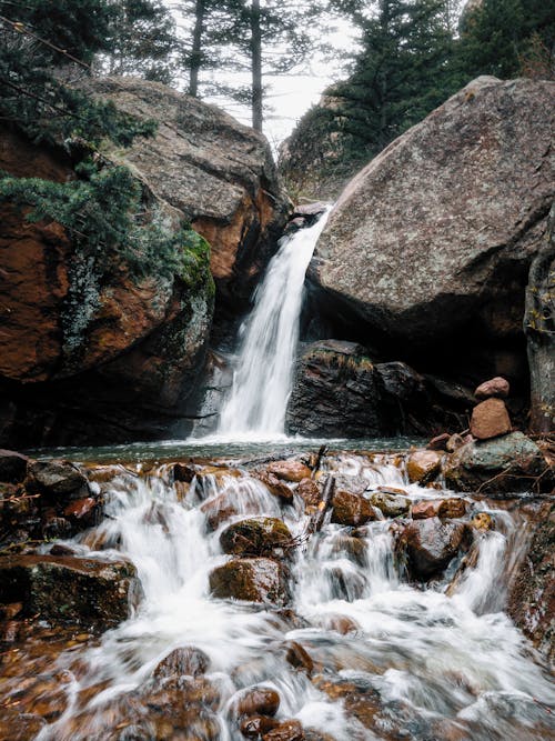 Foto d'estoc gratuïta de a l'aire lliure, cascada, cascada de colorado