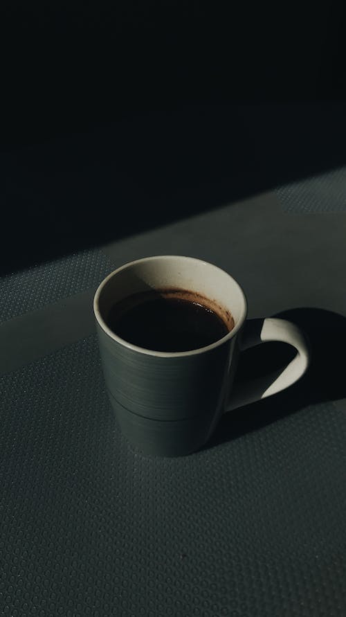 A Ceramic Mug with Coffee