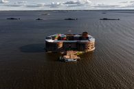 Drone Shot of Fort Alexander
