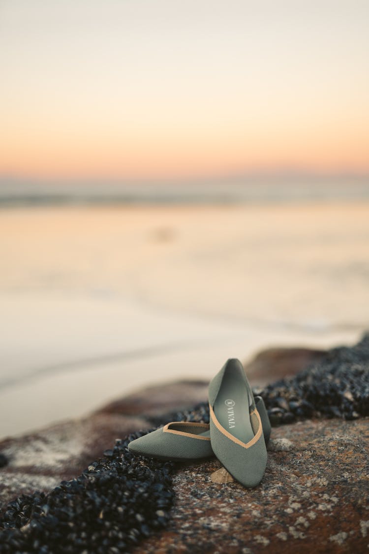 Photograph Of Green Shoes