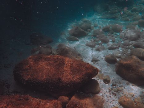 Stones Underwater