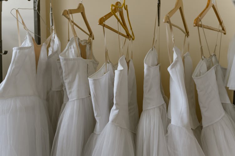 Ballet Dancer Wardrobes On A Hangers