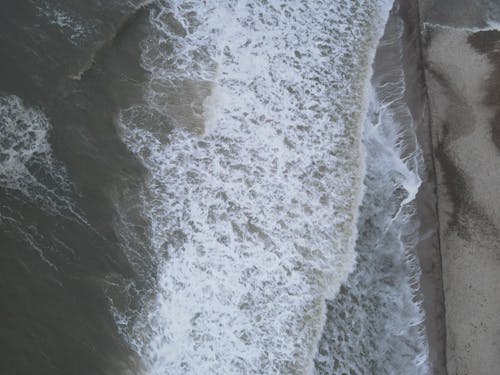 ドローン撮影, 上から, 海の無料の写真素材
