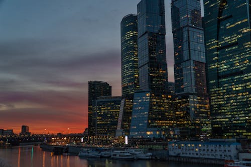 Cityscape During Sunset