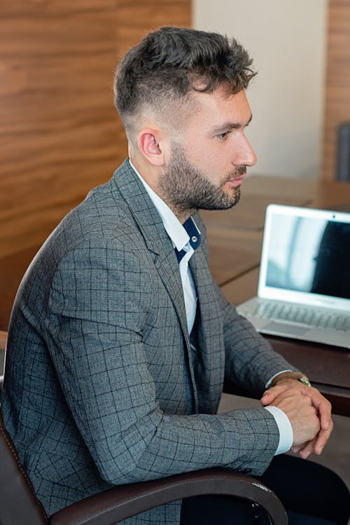 A Man in a Business Attire