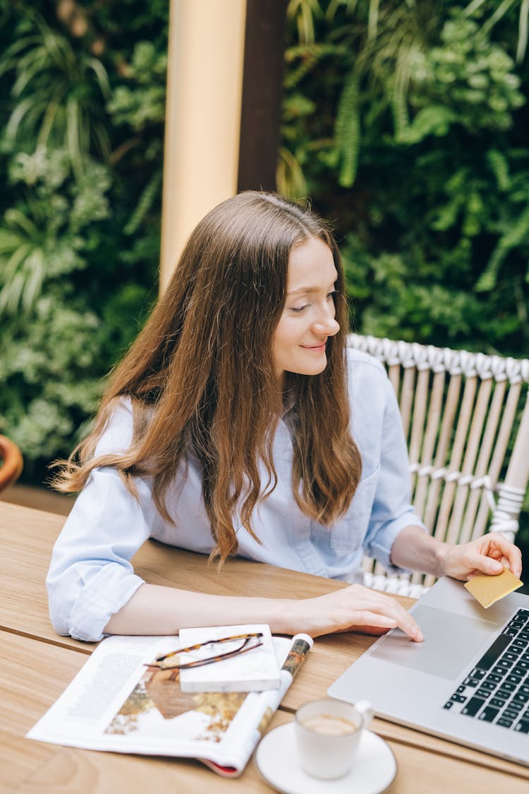 Woman Doing Online Shopping